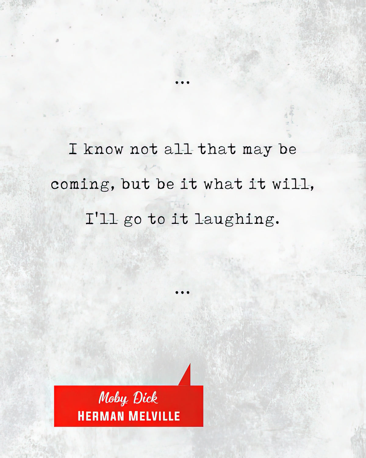 Moby Dick Quotes Art Print | Herman Melville Literary Fine Art Print | RedKalion