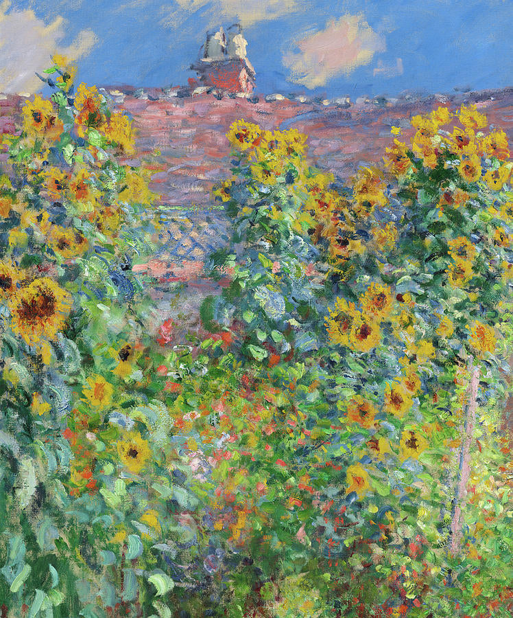 Monet Sunflowers Art Print | Museum-Quality Fine Art Print | RedKalion