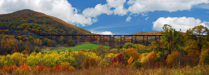 Moodna Viaduct Art Print | Hudson River School Landscape | RedKalion