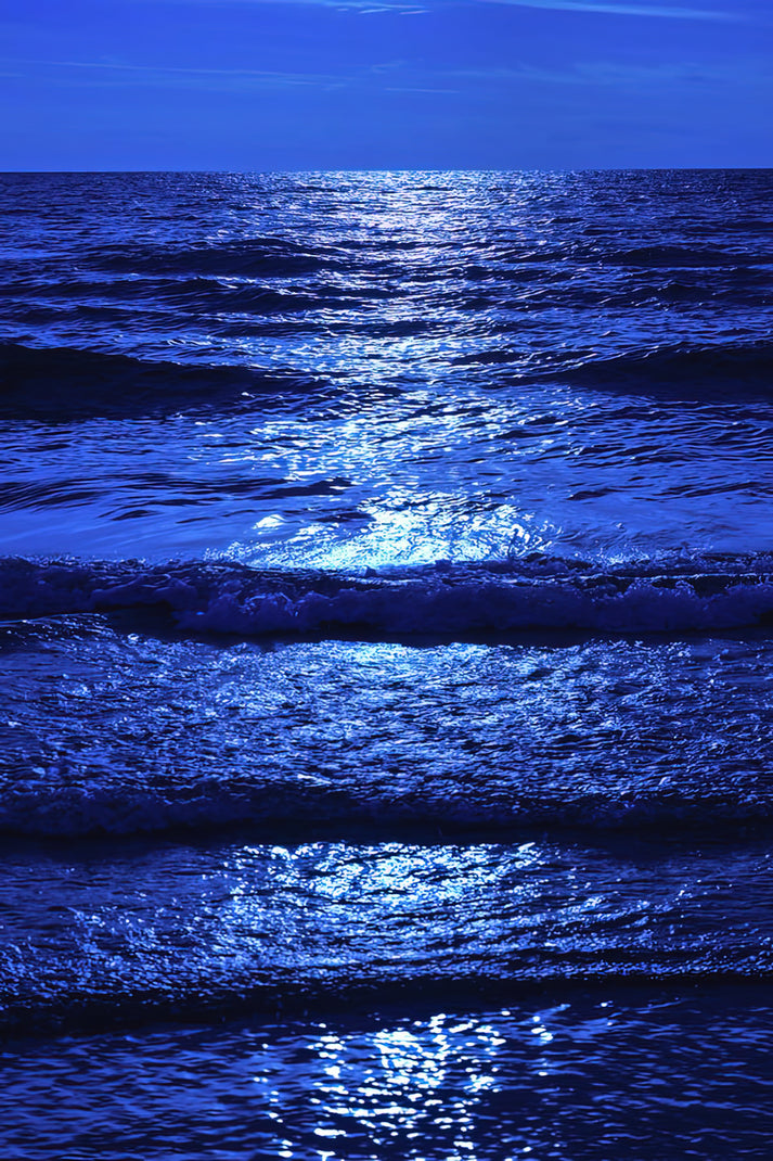 Moonlight Over Water Art Print | Premium Fine Art Reproduction | RedKalion
