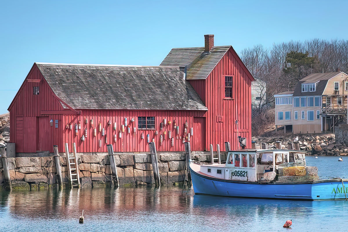 Motif No. 1 Rockport MA Fine Art Print | RedKalion