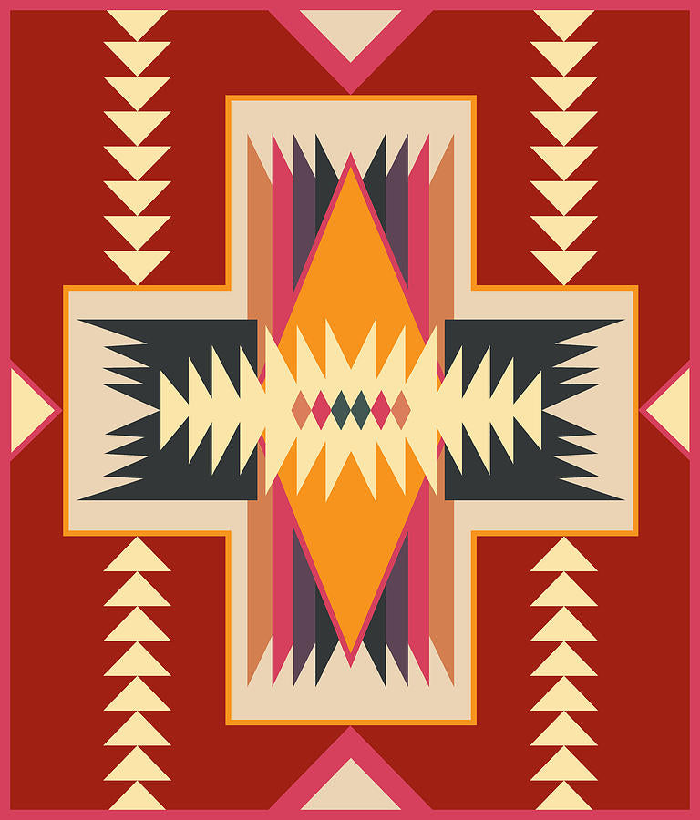 Navajo Designs Art Print | Premium Fine Art Print | RedKalion