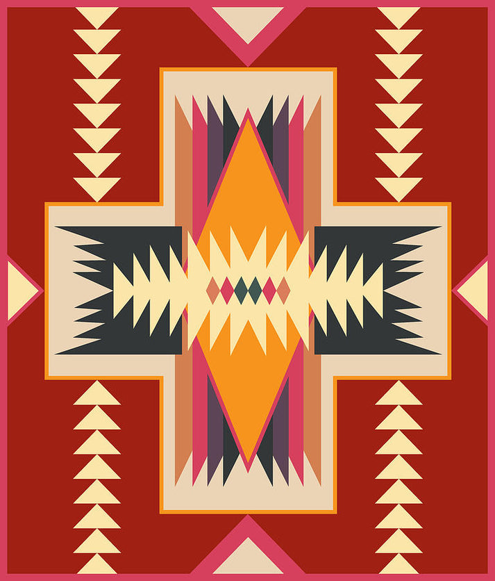 Navajo Designs Art Print | Premium Fine Art Print | RedKalion
