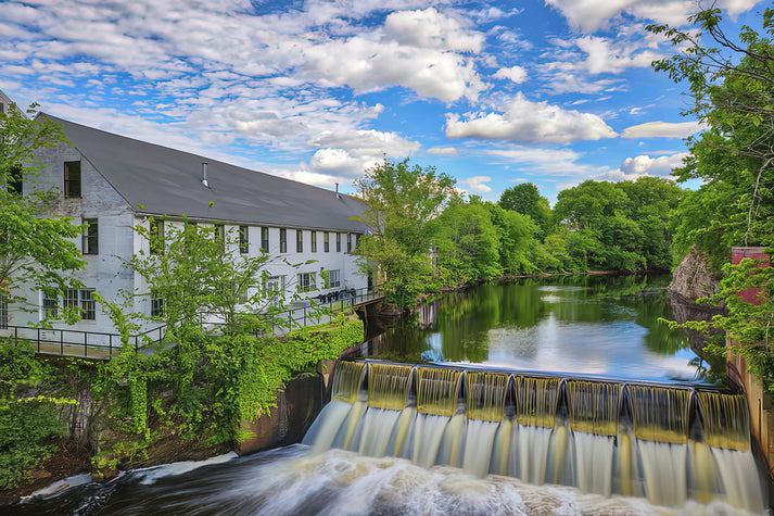 Newton Upper Falls Art Print | Museum-Quality Fine Art Print | RedKalion
