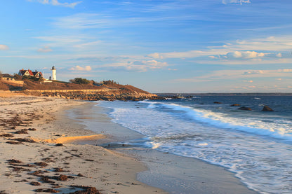 Nobska Beach Art Print | Fine Art Print of Cape Cod Lighthouse | RedKalion
