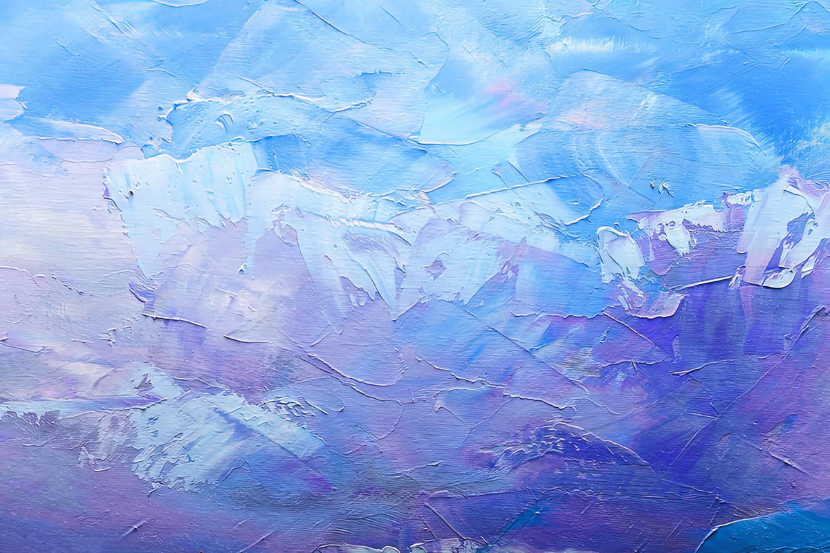Oil Painting Texture Art Print | Abstract Canvas Background | RedKalion