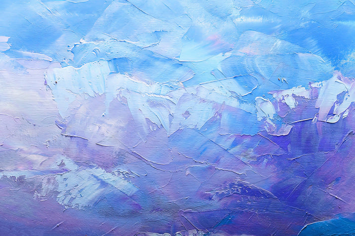 Oil Painting Texture Art Print | Abstract Canvas Background | RedKalion