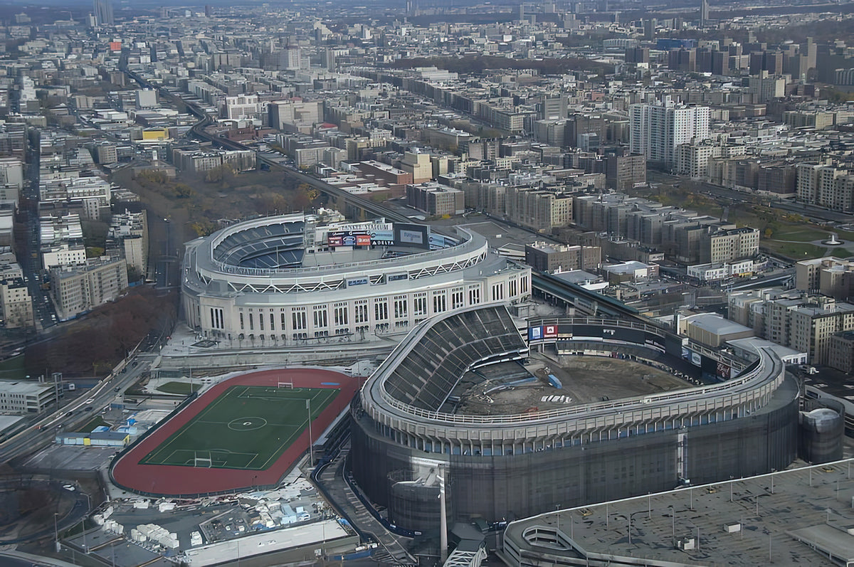 Old and New Yankee Stadium Art Print | Premium Fine Art Print | RedKalion