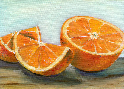 Orange Painting | Fine Art Print by RedKalion