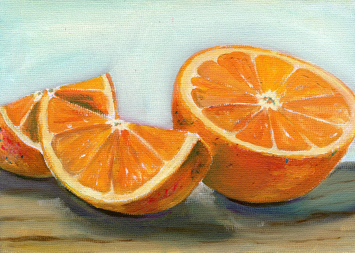 Orange Painting | Fine Art Print by RedKalion