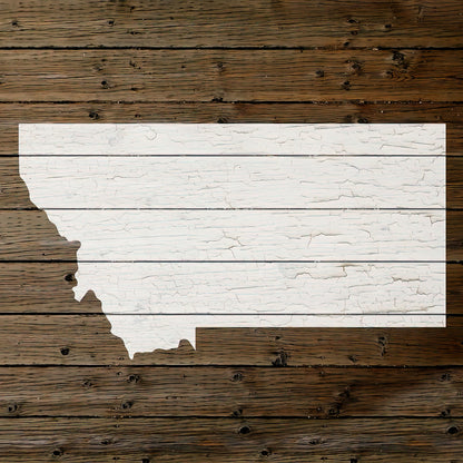 Outline of Montana State Art Print | Premium Fine Art Print | RedKalion