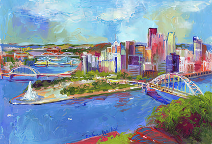 Pittsburgh Artwork | Fine Art Print by George Hetzel | RedKalion