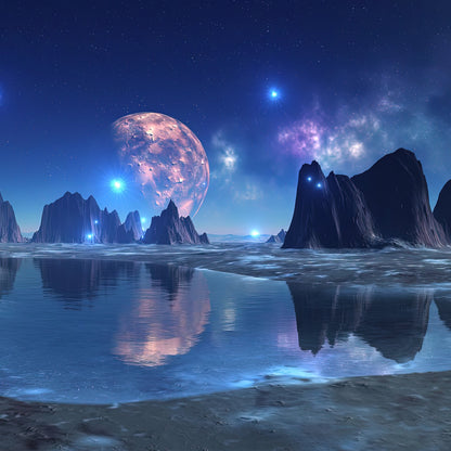Planet Art Fine Art Print | Alien Planet, Artwork #8 | RedKalion