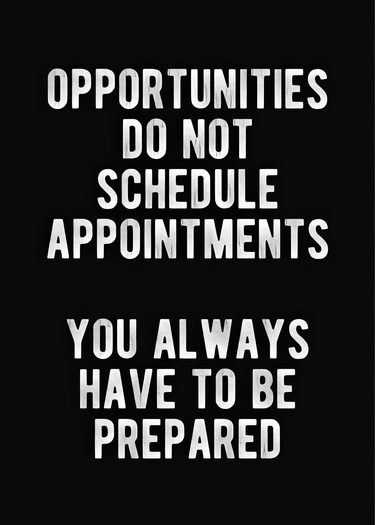 Prepare Quote Art Print: Always Be Prepared | RedKalion