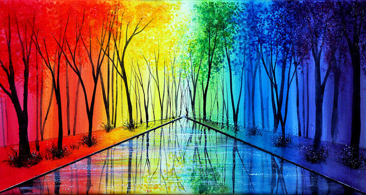 Rainbows Art: Fine Art Print of 'Into the Rainbow' | RedKalion