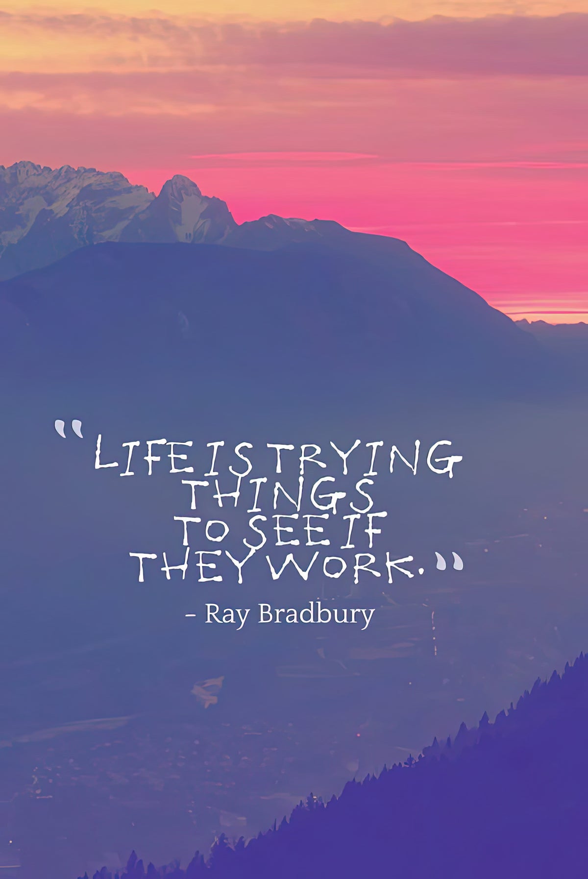Ray Bradbury Quotes Art Print | Inspirational Literary Wisdom | RedKalion