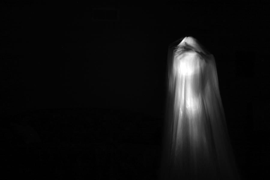 Realistic Ghost Photo Art Print | RedKalion