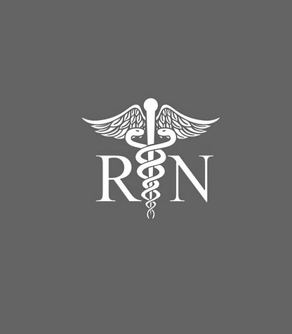 Registered Nurse Symbol Art Print | Caduceus & Medical Logo | RedKalion