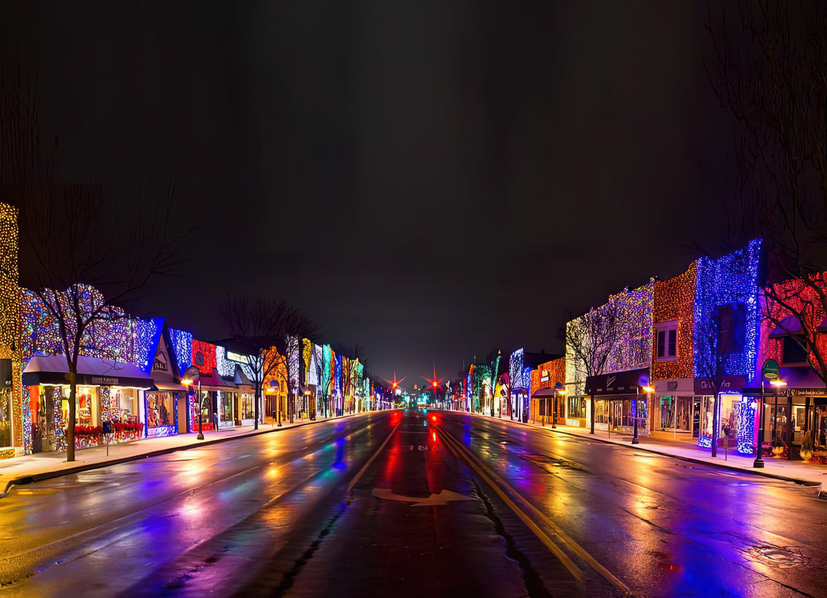 Rochester Lights Art Print: Rochester Christmas Light Display #8 | RedKalion