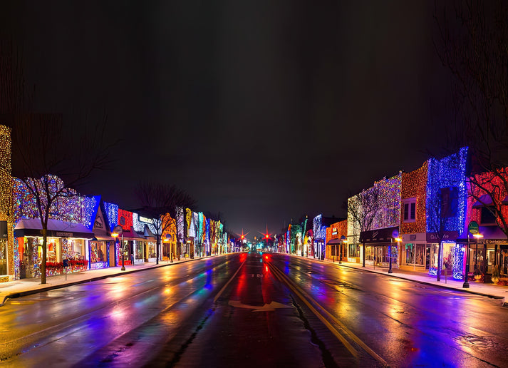 Rochester Lights Art Print: Rochester Christmas Light Display #8 | RedKalion