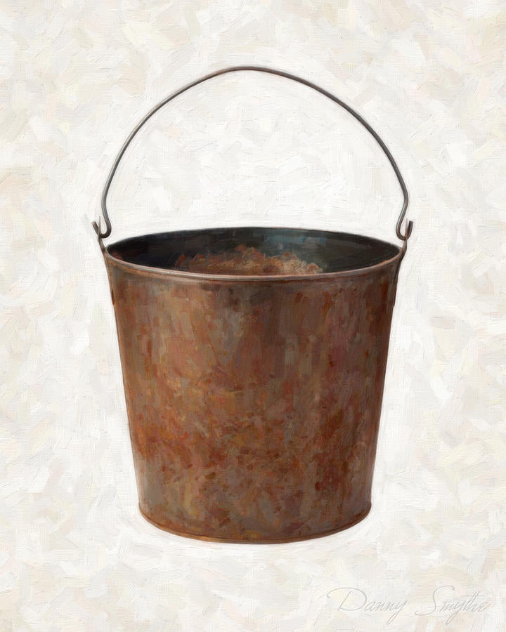 Rusted Bucket Art Print | Fine Art Print | RedKalion