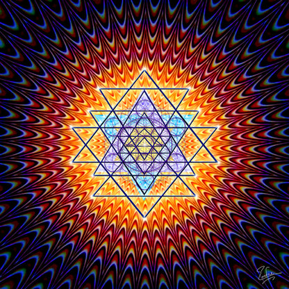 Sacred Geometry Art Print | Premium Fine Art Print | RedKalion
