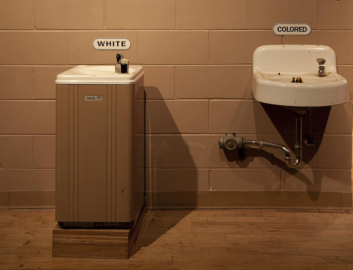 Segregated Water Fountains Art Print | Museum-Quality Fine Art Print | RedKalion