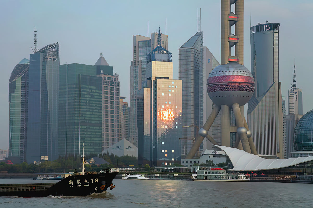 Shanghai China Skyline Art Print | Premium Museum-Quality | RedKalion