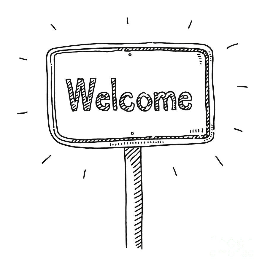 Sign Drawing Art Print | Explore Traffic Sign Artistry | RedKalion
