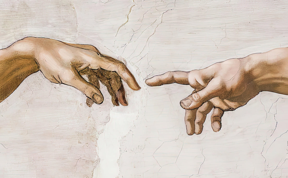 Sistine Chapel Hands of God and Adam Fine Art Print | RedKalion