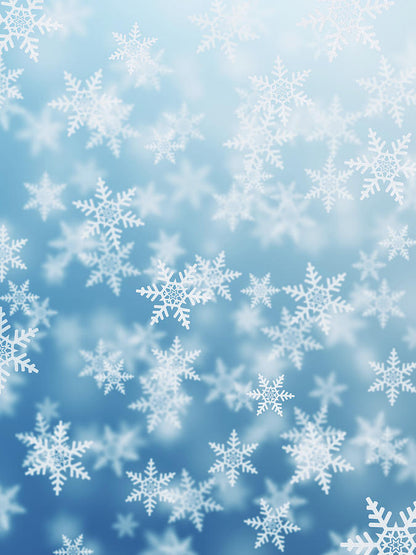 Snowflakes Background Art Print | Museum-Quality Fine Art Print | RedKalion