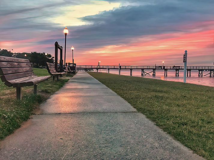 Southport Waterfront Park Art Print | Premium Fine Art Print | RedKalion