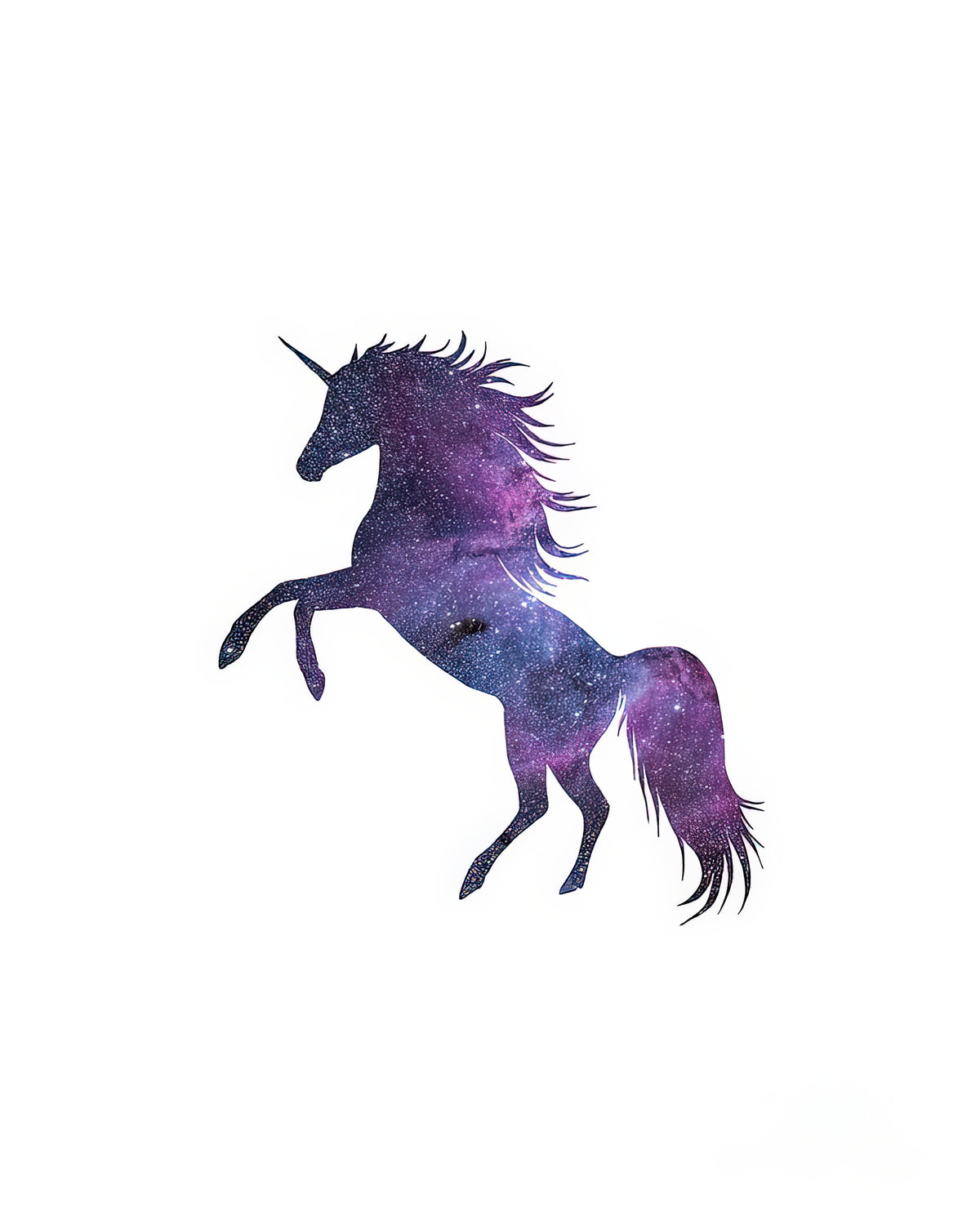 Space Unicorn Nude Art Print | RedKalion