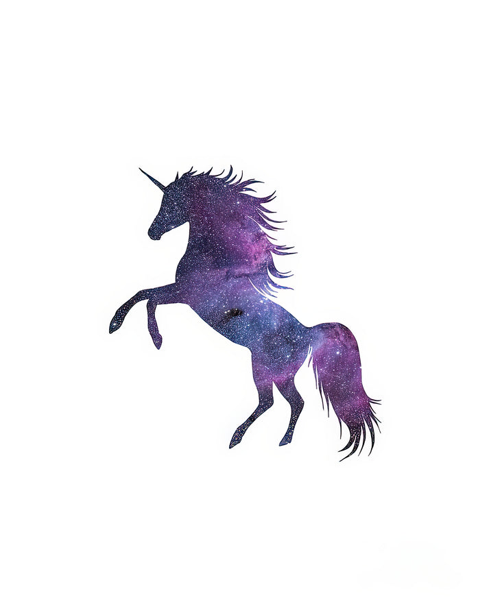 Space Unicorn Nude Art Print | RedKalion