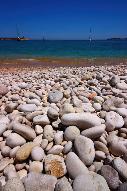 Stoney Beach Art Print | Fine Art Print | RedKalion