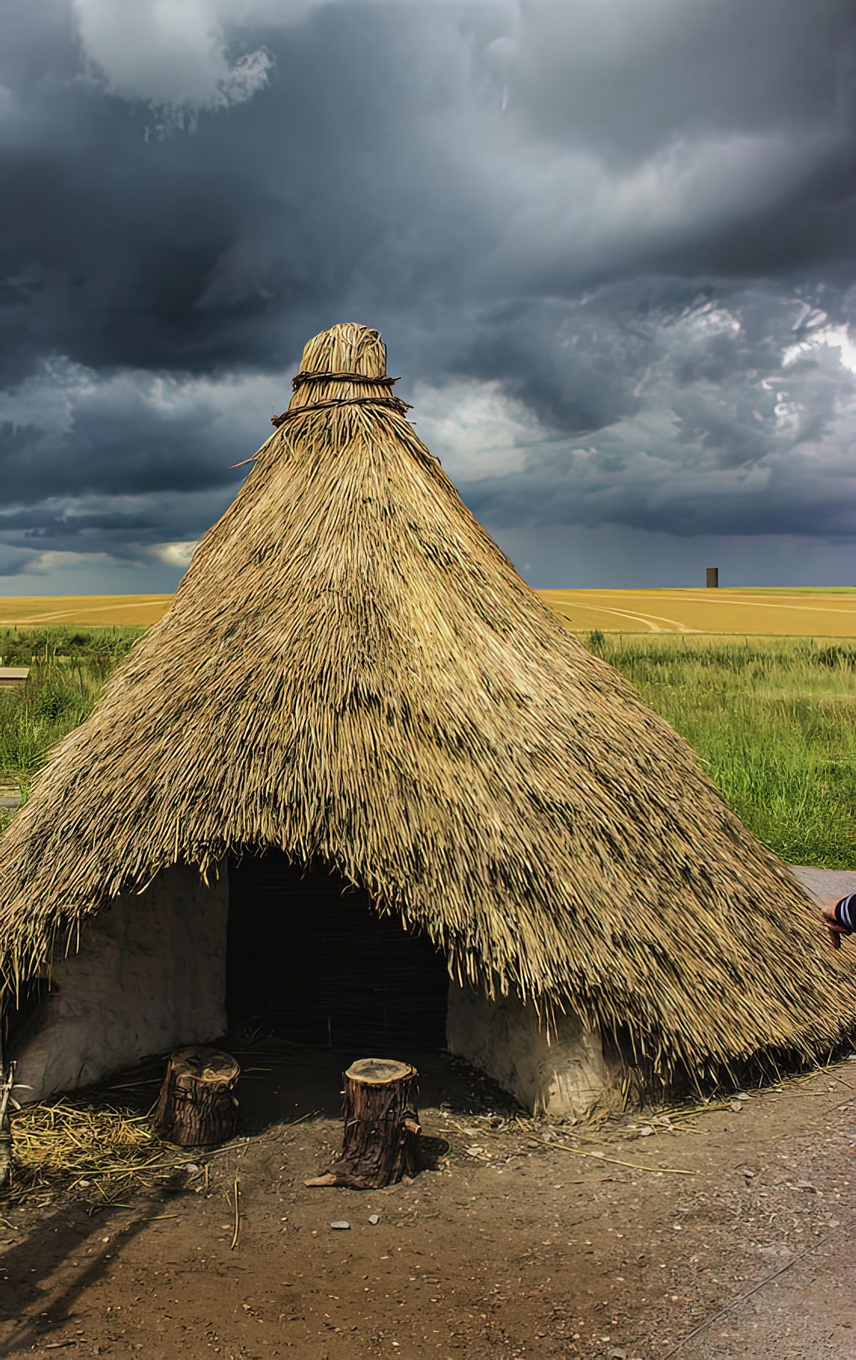 Straw Huts #1 Art Print | RedKalion