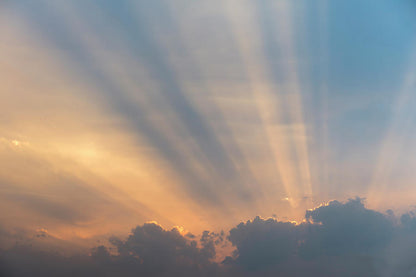 Sun Behind Clouds Fine Art Print | RedKalion