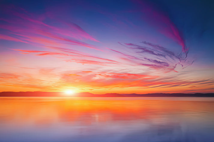 Sunset on the Water Art Print | Museum-Quality Fine Art Print | RedKalion