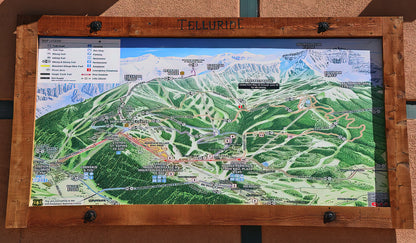 Telluride Ski Trail Map Art Print | Premium Wall Decor | RedKalion