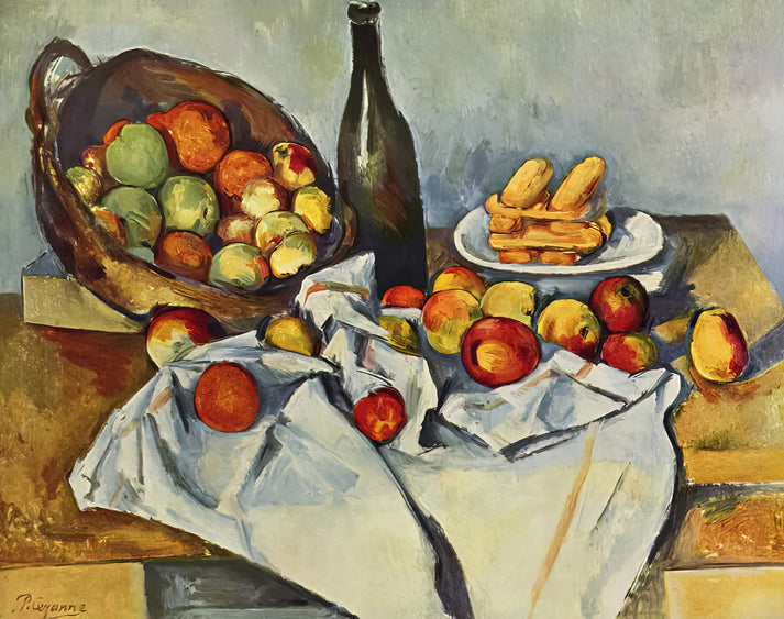 The Basket of Apples Art Print by Paul Cézanne | RedKalion