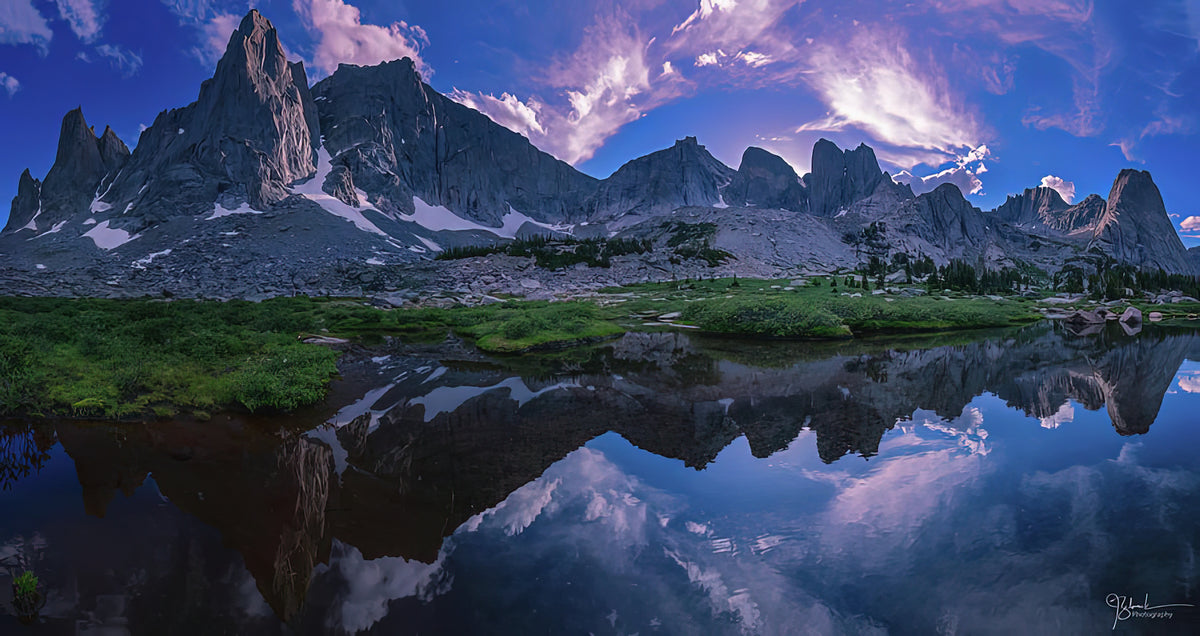 The Cirque of the Towers Panorama Art Print | RedKalion