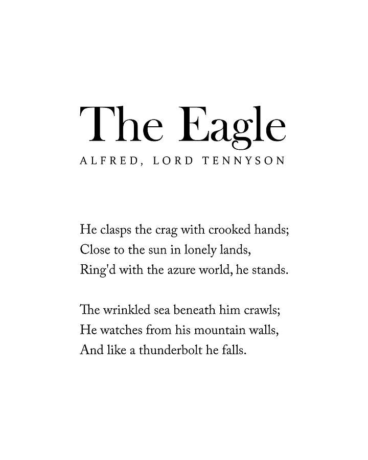 The Eagle by Alfred, Lord Tennyson Poem - Fine Art Print | RedKalion