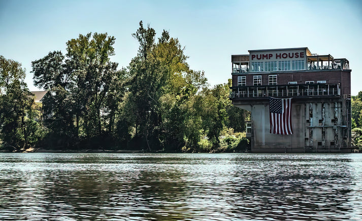 The Pump House Restaurant in Rock Hill Art Print | RedKalion