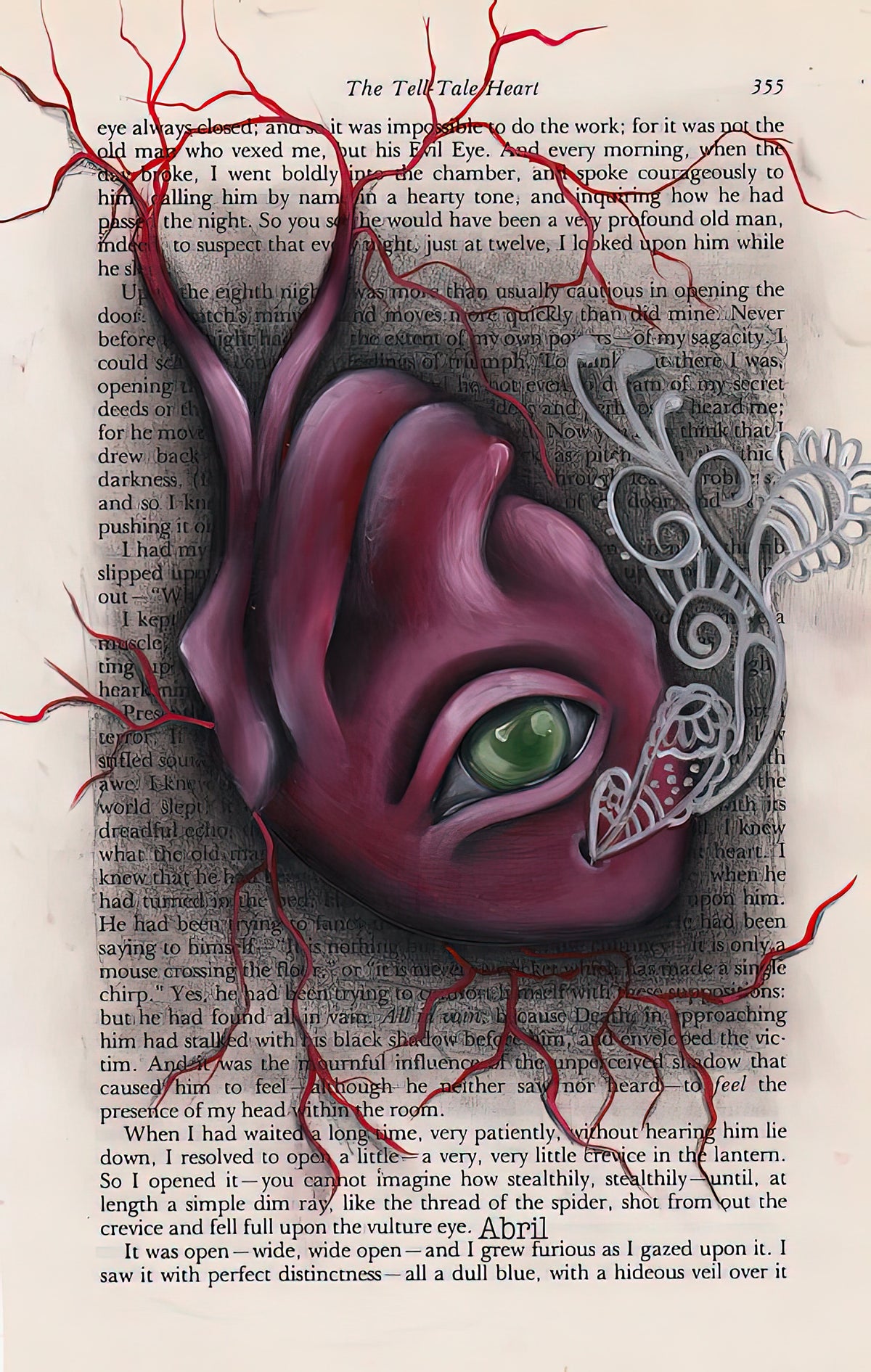 The Tell Tale Heart Drawings Art Print | RedKalion
