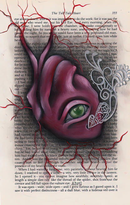 The Tell Tale Heart Drawings Art Print | RedKalion