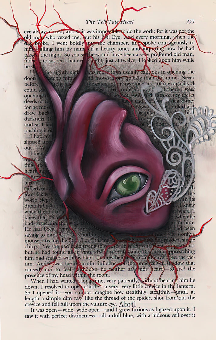 The Tell Tale Heart Drawings Art Print | RedKalion