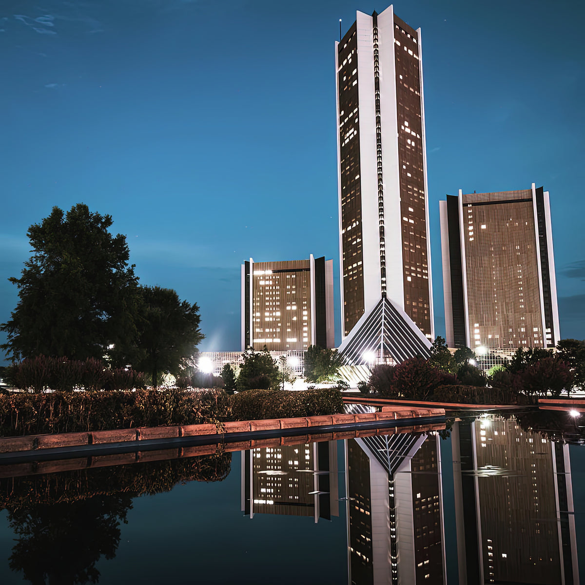 Tulsa CityPlex Towers Art Print | Fine Art Print | RedKalion