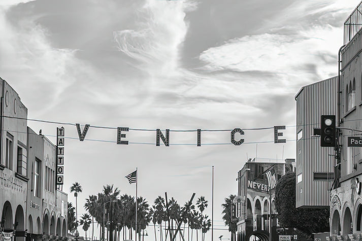 Venice Beach Sign Art Print | Premium Fine Art Reproduction | RedKalion