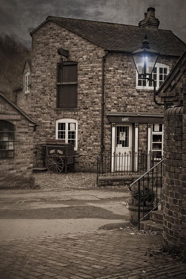 Victorian Stone House Art Print | Premium Fine Art Print | RedKalion