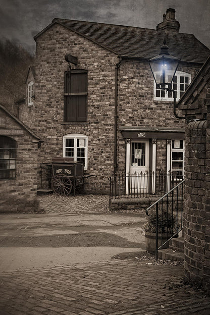 Victorian Stone House Art Print | Premium Fine Art Print | RedKalion